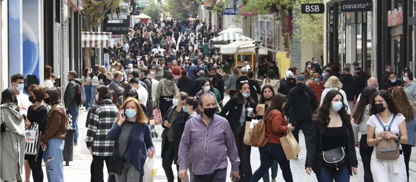 Οι πολίτες «ξεχύθηκαν» στην Ερμού για μια «δόση ελευθερίας» (βίντεο-φωτο)